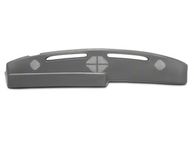 Drake Muscle Cars Dash Pad Cover; Light Gray (79-86 Mustang)