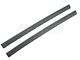 OPR Door Sill Plates; Charcoal Gray (79-93 Mustang)