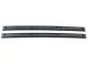 OPR Door Sill Plates; Charcoal Gray (79-93 Mustang)