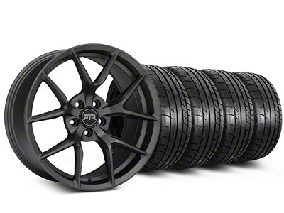 19x9.5 RTR Tech 5 Wheel & Mickey Thompson Street Comp Tire Package (15-23 Mustang GT, EcoBoost, V6)