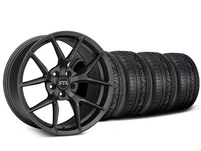 19x9.5 RTR Tech 5 Wheel & NITTO High Performance INVO Tire Package (15-23 Mustang GT, EcoBoost, V6)