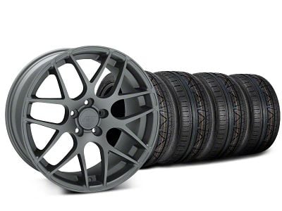 20x8.5 AMR Wheel & NITTO High Performance INVO Tire Package (15-23 Mustang GT, EcoBoost, V6)