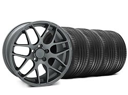20x8.5 AMR Wheel & Sumitomo High Performance HTR Z5 Tire Package (15-23 Mustang GT, EcoBoost, V6)