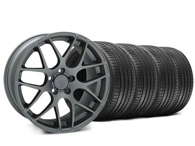20x8.5 AMR Wheel & Sumitomo High Performance HTR Z5 Tire Package (15-23 Mustang GT, EcoBoost, V6)