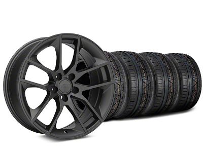 19x8.5 Magnetic Style Wheel & NITTO High Performance INVO Tire Package (15-23 Mustang GT, EcoBoost, V6)
