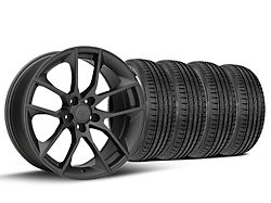 19x8.5 Magnetic Style Wheel & Sumitomo High Performance HTR Z5 Tire Package (15-23 Mustang GT, EcoBoost, V6)