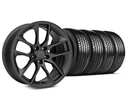 Magnetic Style Charcoal Wheel and Pirelli Tire Kit; 19x8.5 (15-23 Mustang GT, EcoBoost, V6)