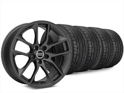 20x8.5 Magnetic Style Wheel & NITTO High Performance NT555 G2 Tire Package (15-23 Mustang GT, EcoBoost, V6)