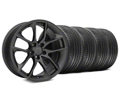 20x8.5 Magnetic Style Wheel & Sumitomo High Performance HTR Z5 Tire Package (15-23 Mustang GT, EcoBoost, V6)