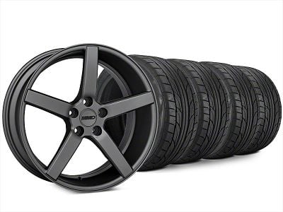 20x8.5 MMD 551C Wheel - 255/35R20 NITTO High Performance Summer NT555 G2 Tire; Wheel & Tire Package (15-23 Mustang GT, EcoBoost, V6)