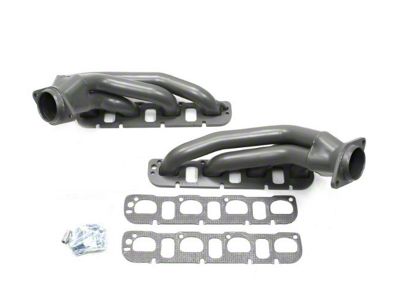 JBA 1-7/8-Inch Shorty Headers; Titanium Ceramic (06-14 6.1L HEMI, 6.4L HEMI Charger)