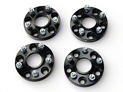 1-Inch 5-Lug Wheel Spacers; Black; Set of Four (06-23 Charger)