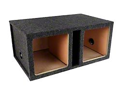 12-Inch Dual Vented Subwoofer Enclosure for Kicker L5, L10 (Universal; Some Adaptation May Be Required)