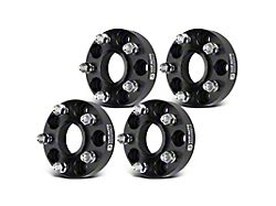 1.25-Inch 5-Lug Wheel Spacers; Black; Set of Four (06-23 Charger)