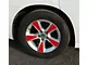 17-Inch Wheel Spoke Overlay Decals; Gloss Red (06-23 Charger)