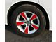 18-Inch Wheel Spoke Overlay Decals; Gloss Red (15-18 Charger)