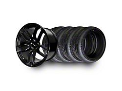 20x11 Hellcat Redeye Widebody Style Matte Black Wheel & Lanvigator Catchpower All-Sesason Tire Package (18-23 Charger Widebody)