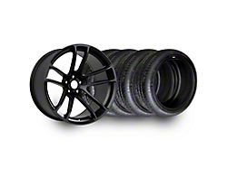 20x11 Hellcat Widebody Style Matte Black Wheel & Lanvigator Catchpower All-Sesason Tire Package (18-23 Charger Widebody)