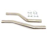 2.25-Inch Mid Muffler Delete Pipes (06-23 Charger)