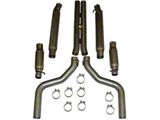 3-Inch Aluminized Cat-Back Exhaust System with Flowpack Mufflers (11-16 5.7L HEMI Charger)