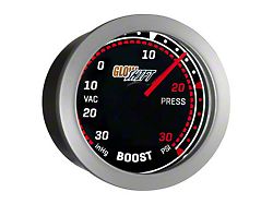 30 PSI Boost/Vacuum Gauge; Tinted (Universal; Some Adaptation May Be Required)