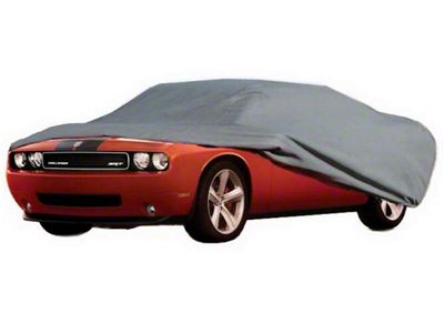 4-Layer Breathable Full Car Cover; Gray (11-14 Charger)