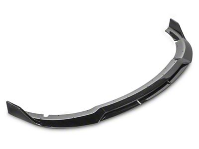 4-Piece V1 Style Front Chin Spoiler; Gloss Black (15-23 Charger SRT Hellcat, Excluding Widebody)