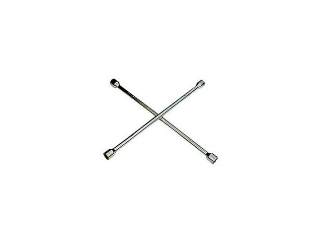 4-Way Cross Lug Wrench; 16-Inch