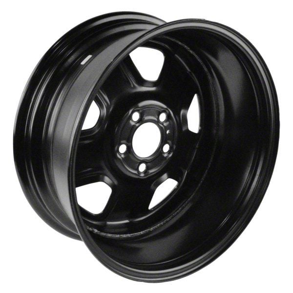 Charger 5-Spoke Steel Gloss Black Wheel; 18x7.5; 24mm Offset (06