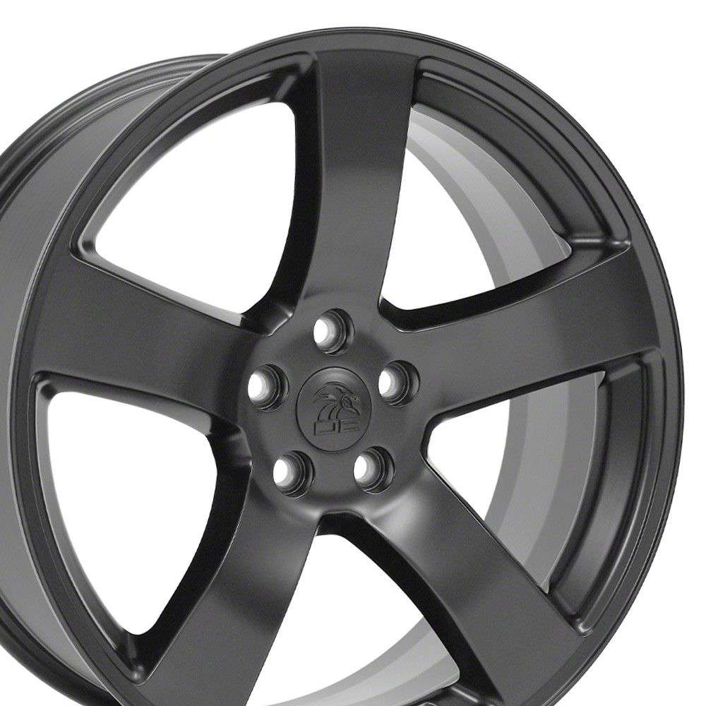 Marquee Wheels Charger R81002F Satin Black Wheel; 20x9.5