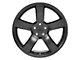 5-Spoke Style Satin Black Wheel; 20x8 (11-23 RWD Charger, Excluding Widebody)