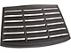 ABS Rear Window Louvers; Textured Black (06-10 Charger)