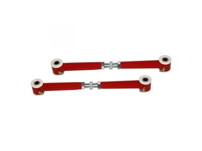 Adjustable Rear Upper Lateral Control Arms; Front Positon; Bright Red (06-23 Charger)