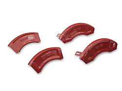 Aesthetic Brake Caliper Covers; Red; Front and Rear (11-23 Charger R/T & SXT w/ Dual Piston Front Calipers; 15-17 AWD Charger SE w/ Dual Piston Front Calipers; 18-23 Charger Daytona, GT w/ Dual Piston Front Calipers)