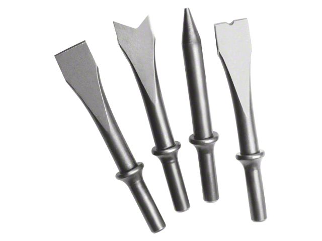 Charger Air Chisel Set; 4-Piece Set
