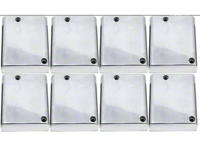 Aluminum Coil Covers; Polished (06-23 V8 HEMI Charger, Excluding 6.2L)