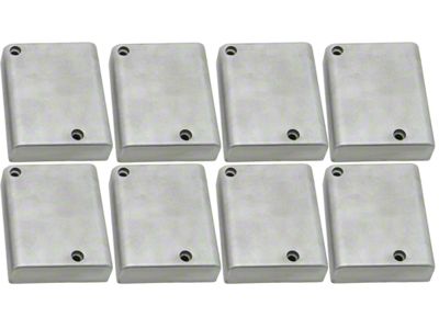 Aluminum Coil Covers; Raw (06-23 V8 HEMI Charger, Excluding 6.2L)