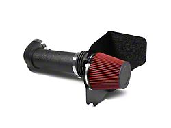 Aluminum Cold Air Intake with Red Filter; Black (06-10 V8 HEMI Charger)
