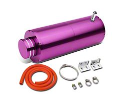 Aluminum Coolant Overflow Tank; Purple (Universal; Some Adaptation May Be Required)