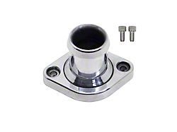 Aluminum Straight Water Neck Thermostat Housing; Polished (06-23 V8 HEMI Charger, Excluding 6.2L)
