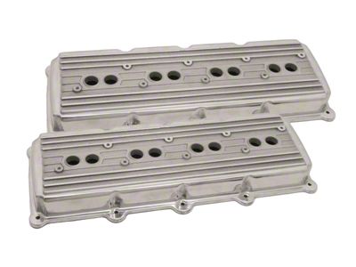 Aluminum Valve Covers; Polished (06-19 V8 HEMI Charger, Excluding 6.2L)