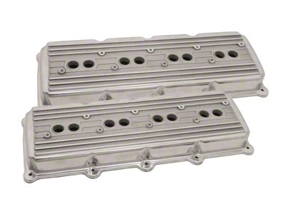 Aluminum Valve Covers; Polished (06-23 V8 HEMI Charger, Excluding 6.2L)