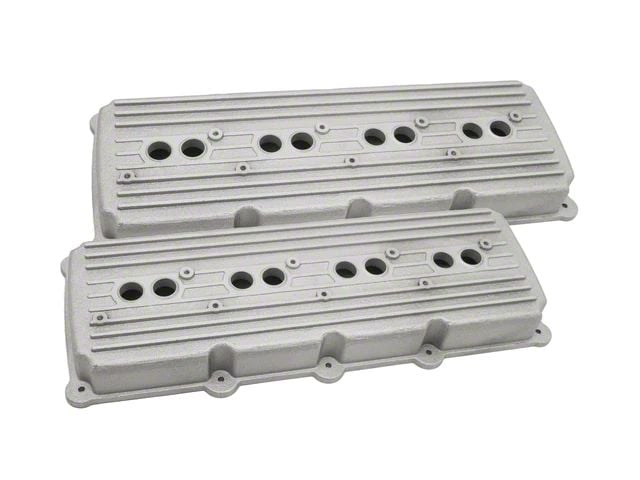 Aluminum Valve Covers; Raw (06-23 V8 HEMI Charger, Excluding 6.2L)