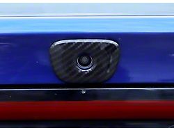 Back Up Camera Trim; Carbon Print (15-23 Charger)
