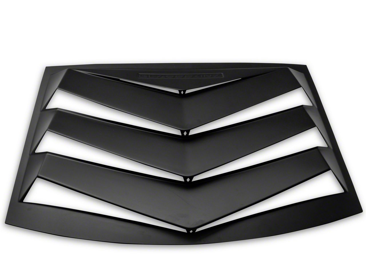 Charger Bakkdraft Rear Window Louvers; Matte Black (11-23 Charger
