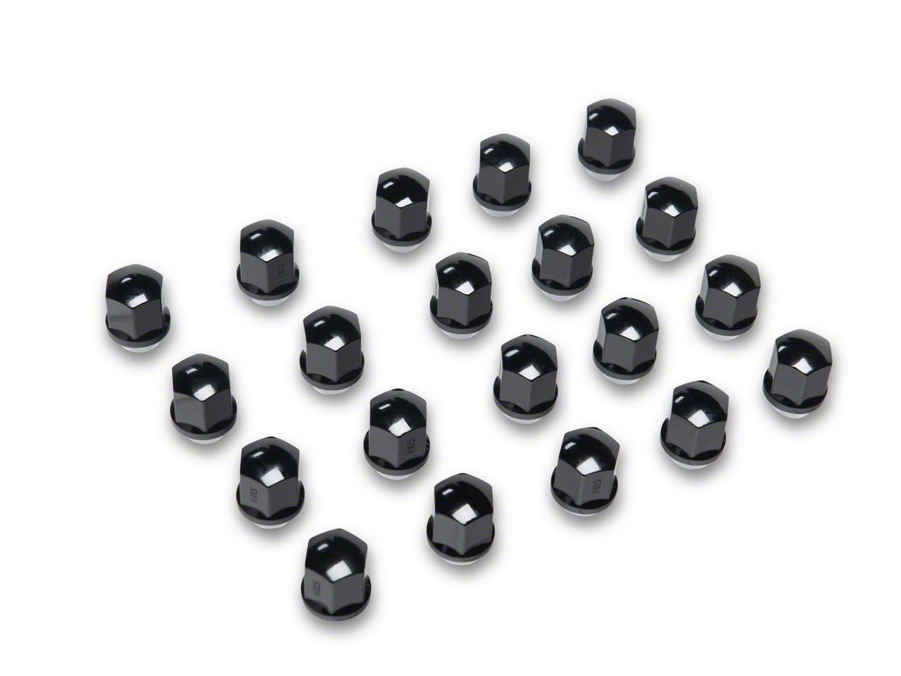 Challenger Black Long OEM Style Lug Nut Kit; 14mm x 1.5; Set