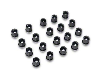 Black Long OEM Style Lug Nut Kit; 14mm x 1.5; Set of 20 (11-23 Charger)
