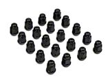 Black Lug Nut Kit; 14mm x 1.50; Set of 20 (06-23 Charger)