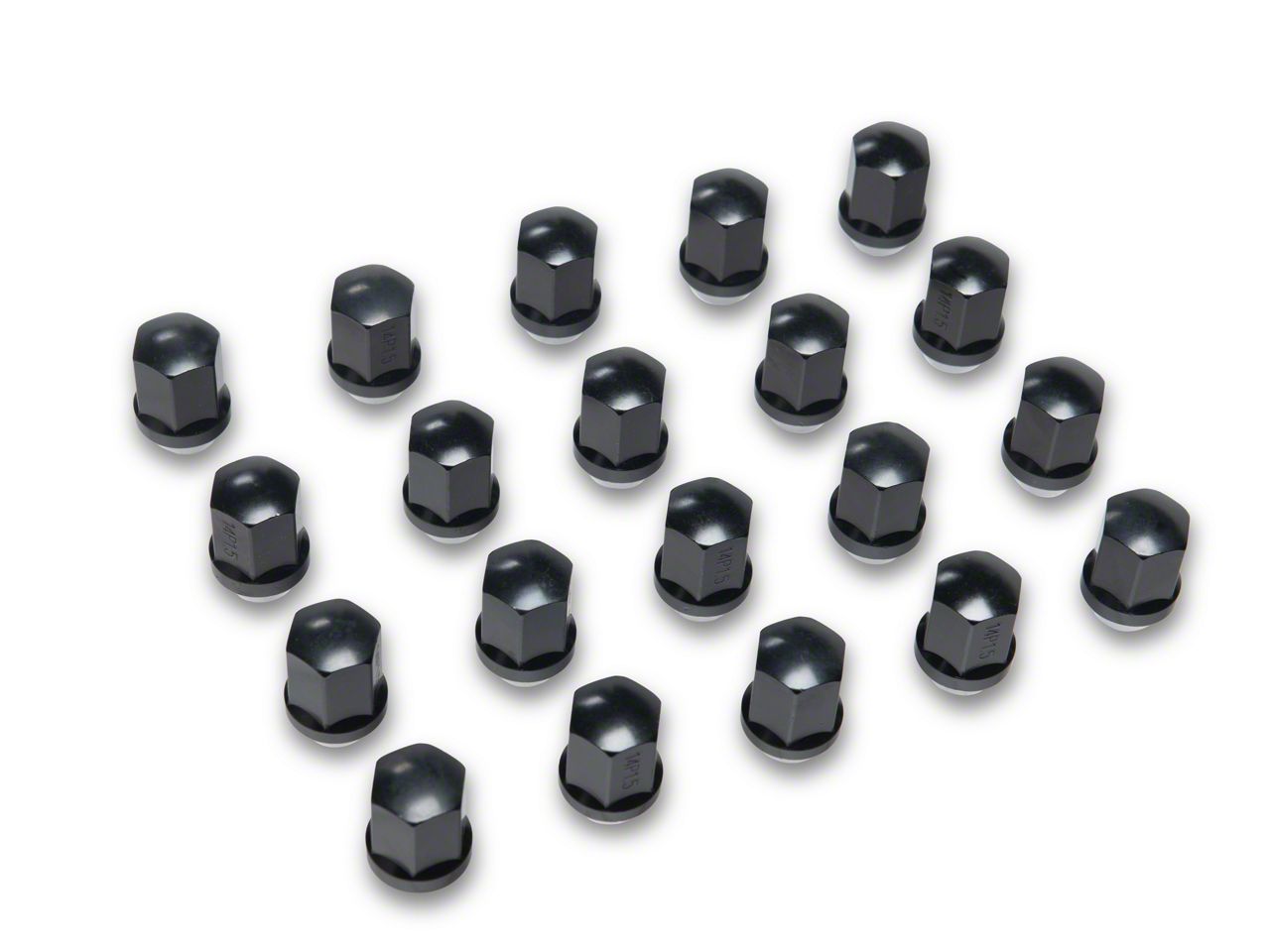 Charger Black OE Style Lug Nuts; M14x1.5; Set of 20 (0623 Charger