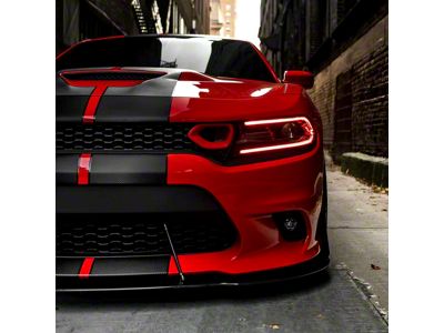 Body Kit; Front; Matte Black (15-23 Charger SRT)